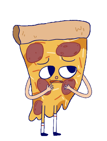 Talking pizza slice